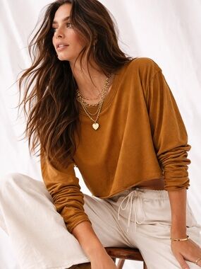 Free People We the Free Distressed Top